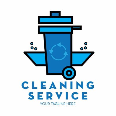 抽象矢量清洁服务主题标志设计的艺术与策略